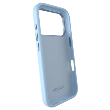 Picasee Premium case s MagSafe pro Apple iPhone 17 Pro - Vlastné gravírovanie - Modrá