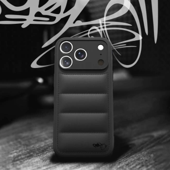 Picasee Puffer case pro Apple iPhone 17 Pro - Separ Puffer - Čierna