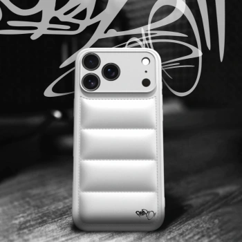 Picasee Puffer case pro Apple iPhone 17 Pro Max - Separ Puffer - Biela