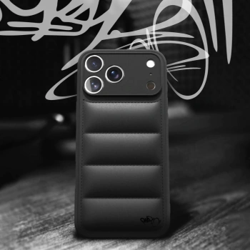 Picasee Puffer case pro Apple iPhone 17 Pro Max - Separ Puffer - Čierna