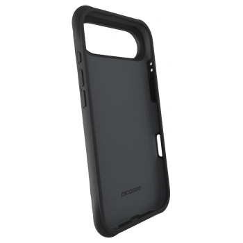 PicaseePShock-proof case s MagSafe Apple iPhone Air - Vlastné gravírovanie - Čierna