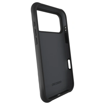 PicaseePShock-proof case s MagSafe Apple iPhone 17 Pro Max - Vlastné gravírovanie - Čierna