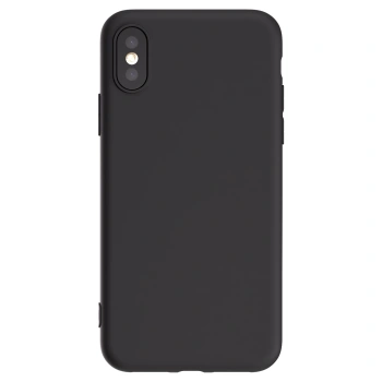Picasee silikónový čierny obal pre Apple iPhone X/XS - Vlastný fotka/motiv