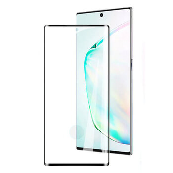 Picasee 3D zahnuté ochranné sklo pre Samsung Galaxy Note 10 N970F - čierne