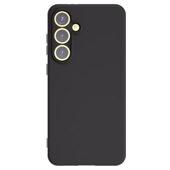 Picasee silikónový čierny obal pre Samsung Galaxy S24 FE S721B - Vlastný fotka/motiv