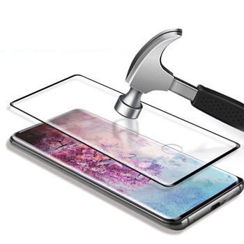 Picasee 3D zahnuté ochranné sklo pre Samsung Galaxy Note 10+ N975F - čierne
