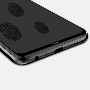 Picasee 3D ochranné tvrdené sklo s rámčekom pre Xiaomi Redmi Note 8 - čierné
