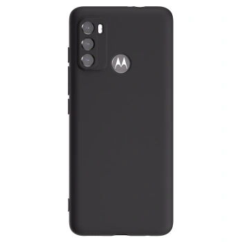 Picasee silikónový čierny obal pre Motorola Moto G60 - Vlastný fotka/motiv