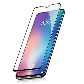 3x Picasee 3D ochranné tvrdené sklo s rámčekom pre Xiaomi Mi 9 Lite - čierné - 2+1 zdarma