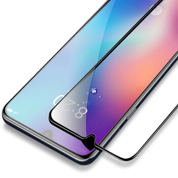 3x Picasee 3D ochranné tvrdené sklo s rámčekom pre Xiaomi Mi 9 Lite - čierné - 2+1 zdarma