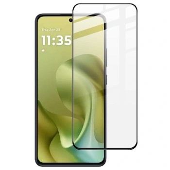 3D ochranné tvrdené sklo s rámčekom pre Motorola Moto G86 Power 5G - čierné