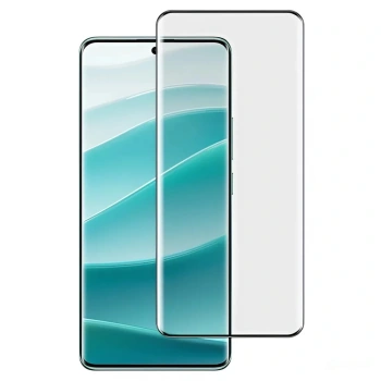 3D ochranné tvrdené sklo s rámčekom pre Xiaomi Poco X8 Pro Max - čierné