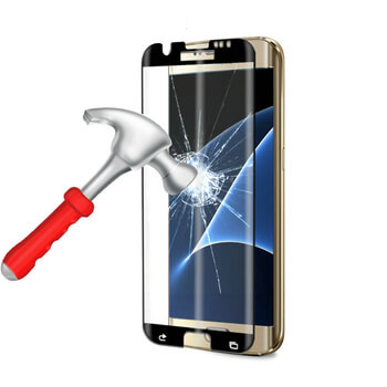 3x Picasee 3D zahnuté ochranné sklo pre Samsung Galaxy S7 Edge G935F - čierne - 2+1 zdarma