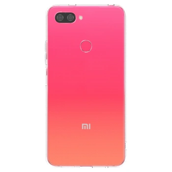 Picasee silikónový prehľadný obal pre Xiaomi Mi 8 Lite - Vlastný fotka/motiv