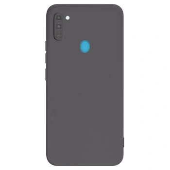 Picasee silikónový čierny obal pre Samsung Galaxy M11 - Vlastný fotka/motiv