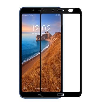 Picasee 3D ochranné tvrdené sklo s rámčekom pre Xiaomi Redmi 7A - čierné