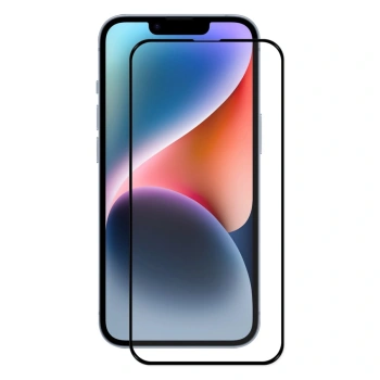 3D ochranné tvrdené sklo s rámčekom pre Apple iPhone 16e - čierné
