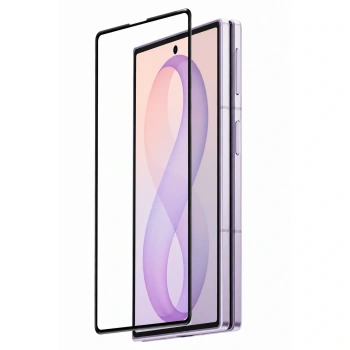 3D ochranné tvrdené sklo s rámčekom pre Samsung Galaxy Z Fold8 5G - čierné