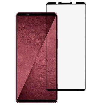 3D ochranné tvrdené sklo s rámčekom pre Sony Xperia 1 VIII 5G - čierné