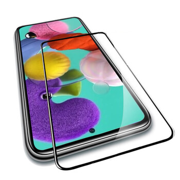 3x Picasee 3D ochranné tvrdené sklo s rámčekom pre Samsung Galaxy A71 A715F - čierné - 2+1 zdarma