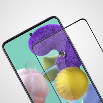 3x Picasee 3D ochranné tvrdené sklo s rámčekom pre Samsung Galaxy A71 A715F - čierné - 2+1 zdarma