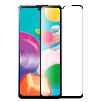 Picasee 3D ochranné tvrdené sklo s rámčekom pre Samsung Galaxy A41 A415F - čierné