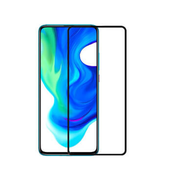 3x Picasee 3D ochranné tvrdené sklo s rámčekom pre Xiaomi Poco F2 Pro - čierné - 2+1 zdarma