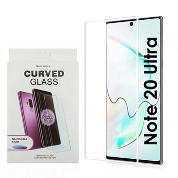 3x Picasee 3D UV zahnuté ochranné sklo pre Samsung Galaxy Note 20 Ultra - 2+1 zdarma