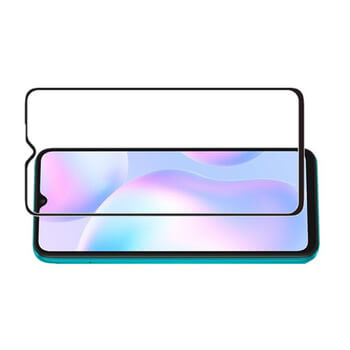 3x Picasee 3D ochranné tvrdené sklo s rámčekom pre Xiaomi Redmi 9A - čierné - 2+1 zdarma