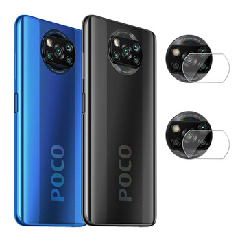 3x Picasee ochranné sklo na čočku fotoaparátu a kamery pre Xiaomi Poco X3 2+1 zdarma