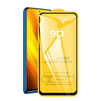3x Picasee 3D ochranné tvrdené sklo s rámčekom pre Xiaomi Poco X3 - čierné - 2+1 zdarma
