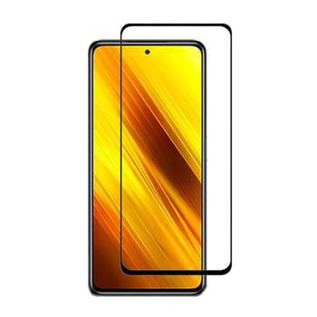 Picasee 3D ochranné tvrdené sklo s rámčekom pre Xiaomi Poco X3 - čierné