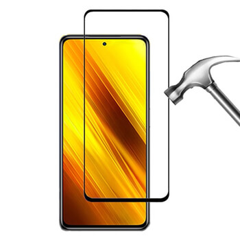 Picasee 3D ochranné tvrdené sklo s rámčekom pre Xiaomi Poco X3 - čierné