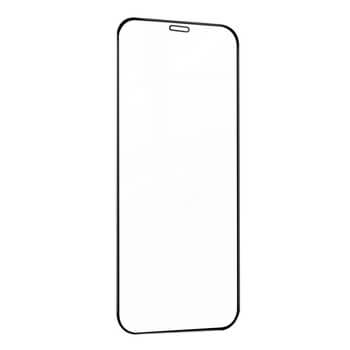 Picasee 3D ochranné tvrdené sklo s rámčekom pre Apple iPhone 12 Pro Max - čierné