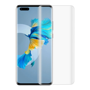 3x 3D UV zahnuté ochranné tvrdené sklo pre Huawei Mate 40 Pro