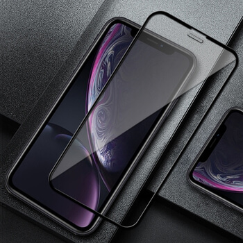 3x Picasee 3D ochranné tvrdené sklo s rámčekom pre Apple iPhone XR - čierné - 2+1 zdarma