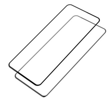 3x Picasee 3D ochranné tvrdené sklo s rámčekom pre Samsung Galaxy M11 - čierné - 2+1 zdarma