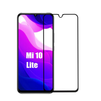3x Picasee 3D ochranné tvrdené sklo s rámčekom pre Xiaomi Mi 10 Lite - čierné - 2+1 zdarma