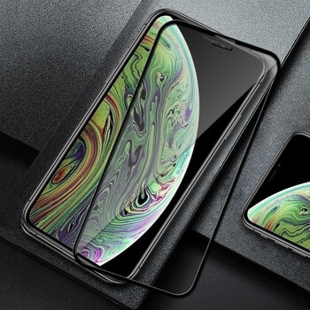 Picasee 3D ochranné tvrdené sklo s rámčekom pre Apple iPhone XS Max - čierné