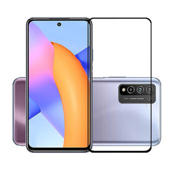 Picasee 3D ochranné tvrdené sklo s rámčekom pre Honor 10X Lite - čierné