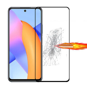 3x Picasee 3D ochranné tvrdené sklo s rámčekom pre Honor 10X Lite - čierné - 2+1 zdarma