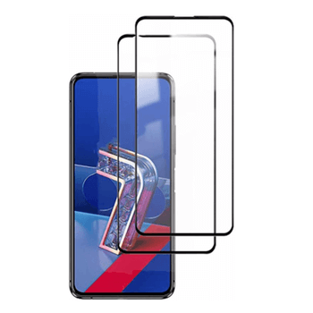 3D ochranné tvrdené sklo s rámčekom pre Asus Zenfone 7 ZS670KS - čierné