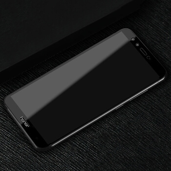 Picasee 3D ochranné tvrdené sklo s rámčekom pre Honor 9 Lite - čierné