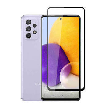 3x 3D ochranné tvrdené sklo s rámčekom pre Samsung Galaxy A72 A725F - čierné - 2+1 zdarma