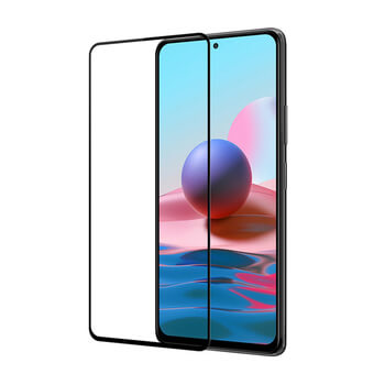 Picasee 3D ochranné tvrdené sklo s rámčekom pre Xiaomi Redmi Note 10 - čierné