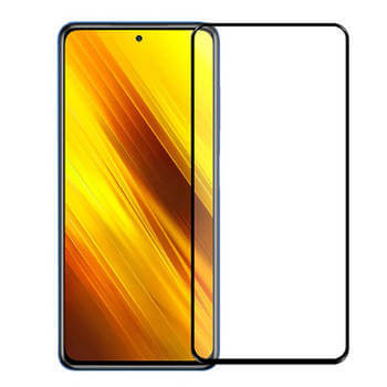 Picasee 3D ochranné tvrdené sklo s rámčekom pre Xiaomi Poco X3 Pro - čierné