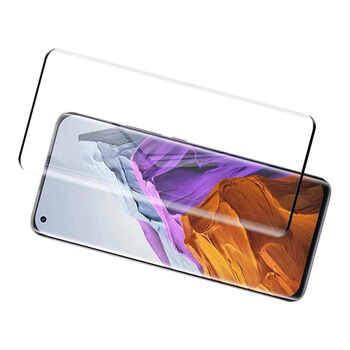 3x Picasee 3D zahnuté ochranné sklo pre Xiaomi Mi 11 - čierne - 2+1 zdarma