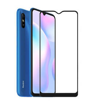 3x Picasee 3D ochranné tvrdené sklo s rámčekom pre Xiaomi Redmi 9AT - čierné - 2+1 zdarma