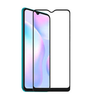 3x Picasee 3D ochranné tvrdené sklo s rámčekom pre Xiaomi Redmi 9AT - čierné - 2+1 zdarma