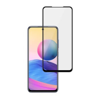 3x Picasee 3D ochranné tvrdené sklo s rámčekom pre Xiaomi Redmi Note 10 5G - čierné - 2+1 zdarma